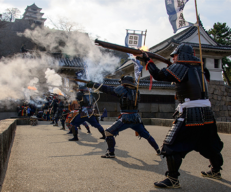 丸亀城鉄砲隊